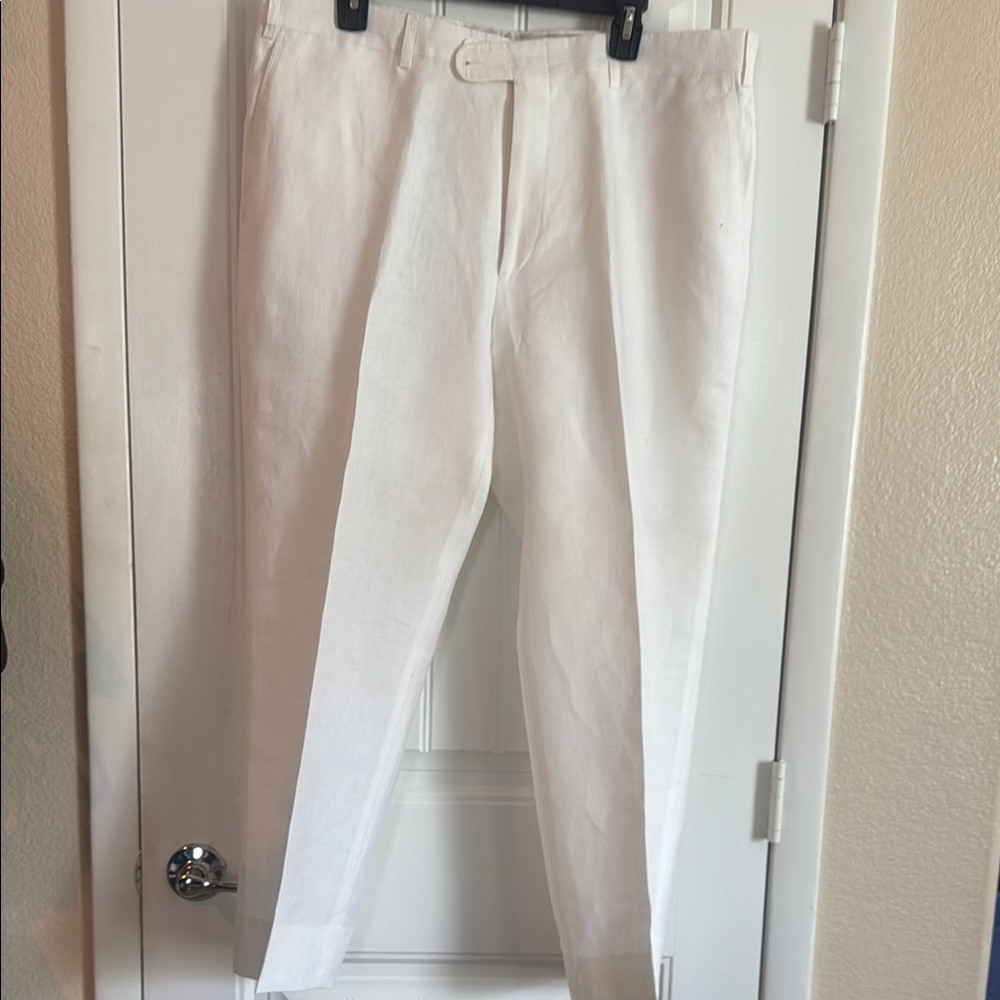 Línea Naturale Italy Pants with Straight-Leg Cut and Lightweight Fabric